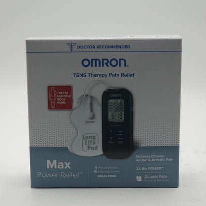 New Omron TENS Therapy Pain Relief Max Power