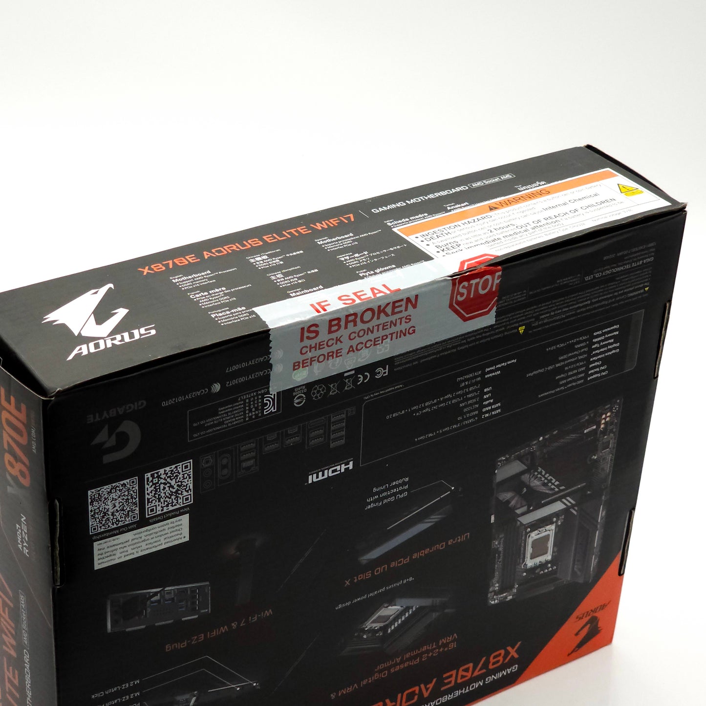 New GIGABYTE X870E AORUS ELITE WIFI7