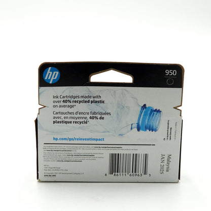 New HP 950 Black Noir Ink Cartridge