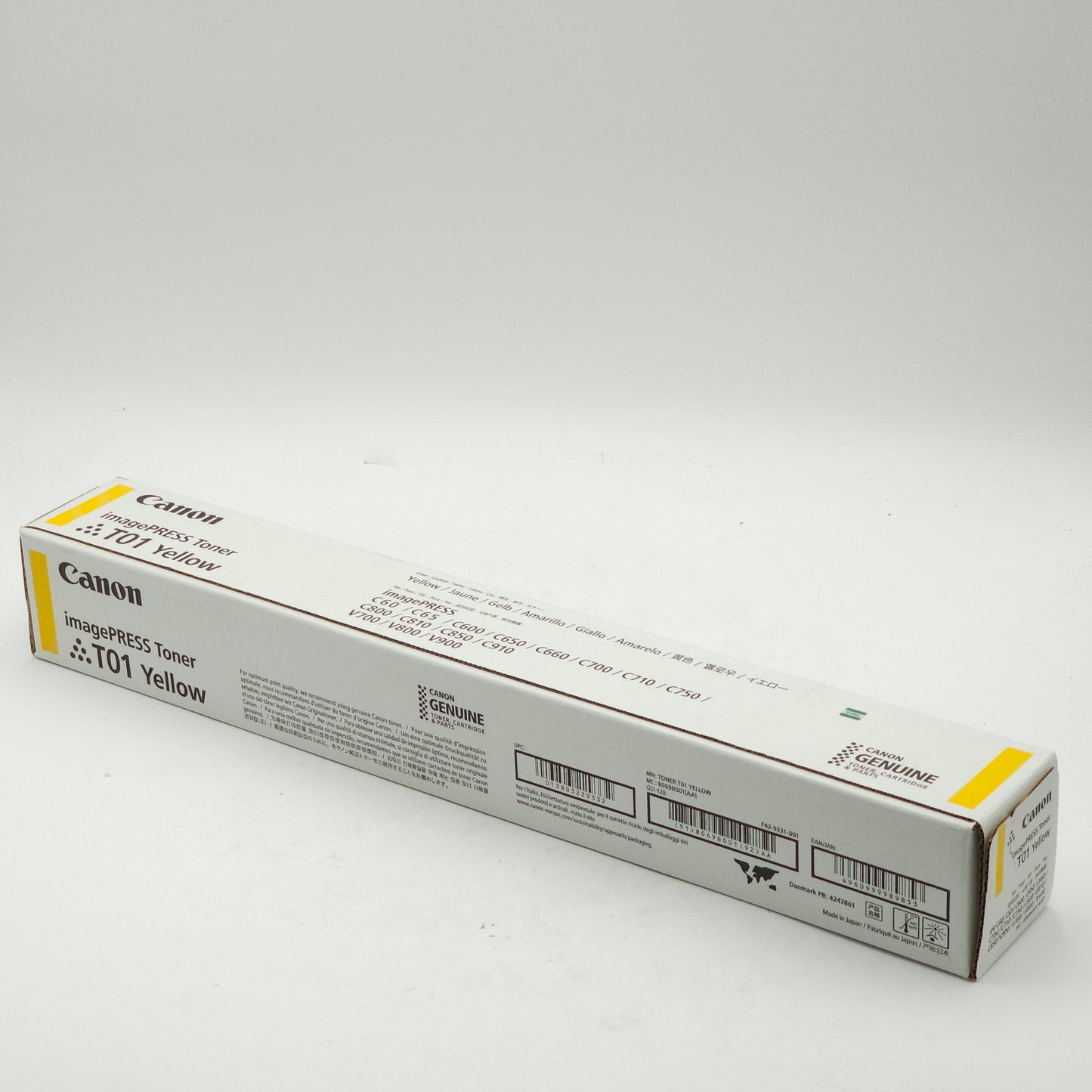 New Canon T01 T42-9331-001 Yellow Toner Cartridge