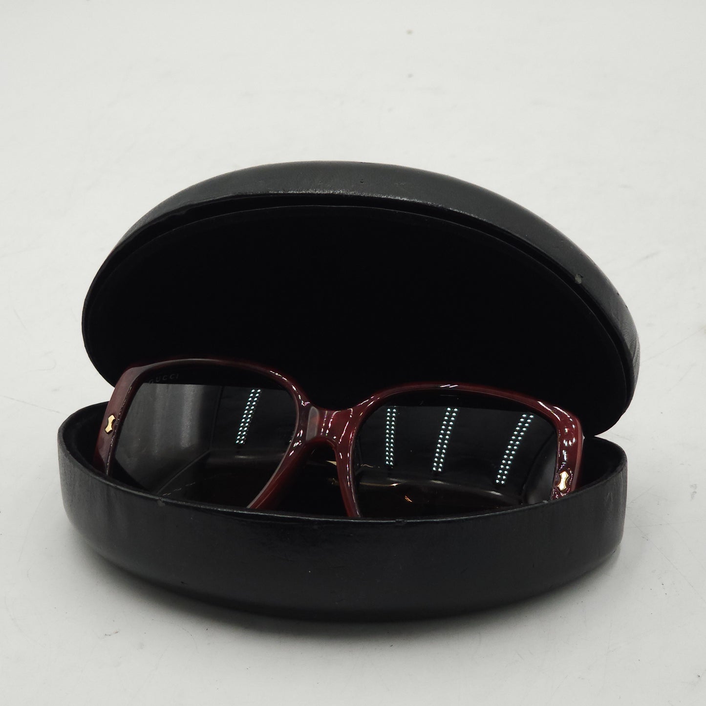 Gucci GG3857/F/S Oversized Sunglasses Red with Case