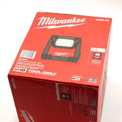 New Milwaukee 2366-20 Rover Dual Power Flood Light M18 Tool Only