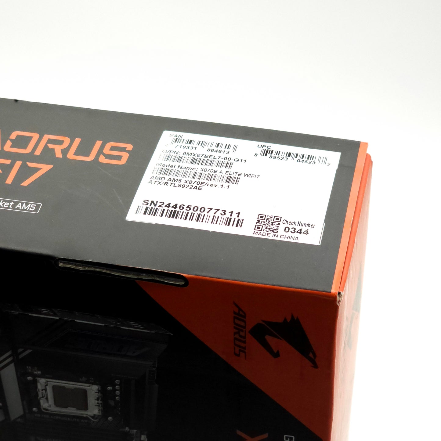 New GIGABYTE X870E AORUS ELITE WIFI7