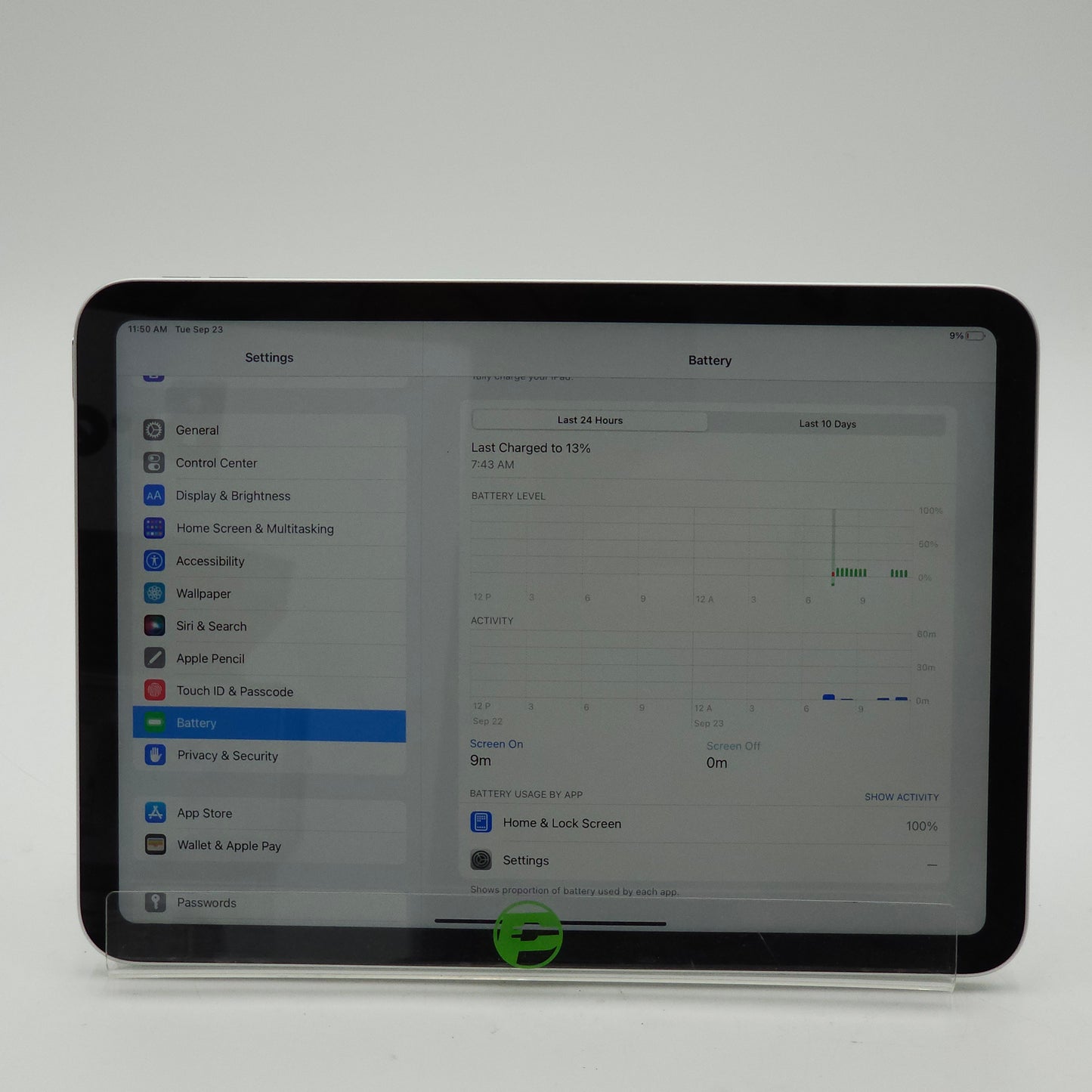WiFi Only Apple iPad 10th Gen 64GB Silver MPQ03LL/A
