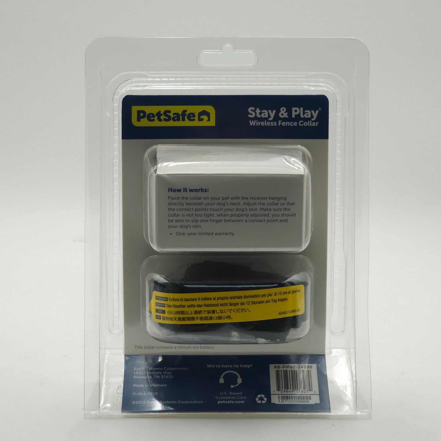 New PetSafe Stay & Play Wireless Fence  Rechargeable Receiver Collar 14288