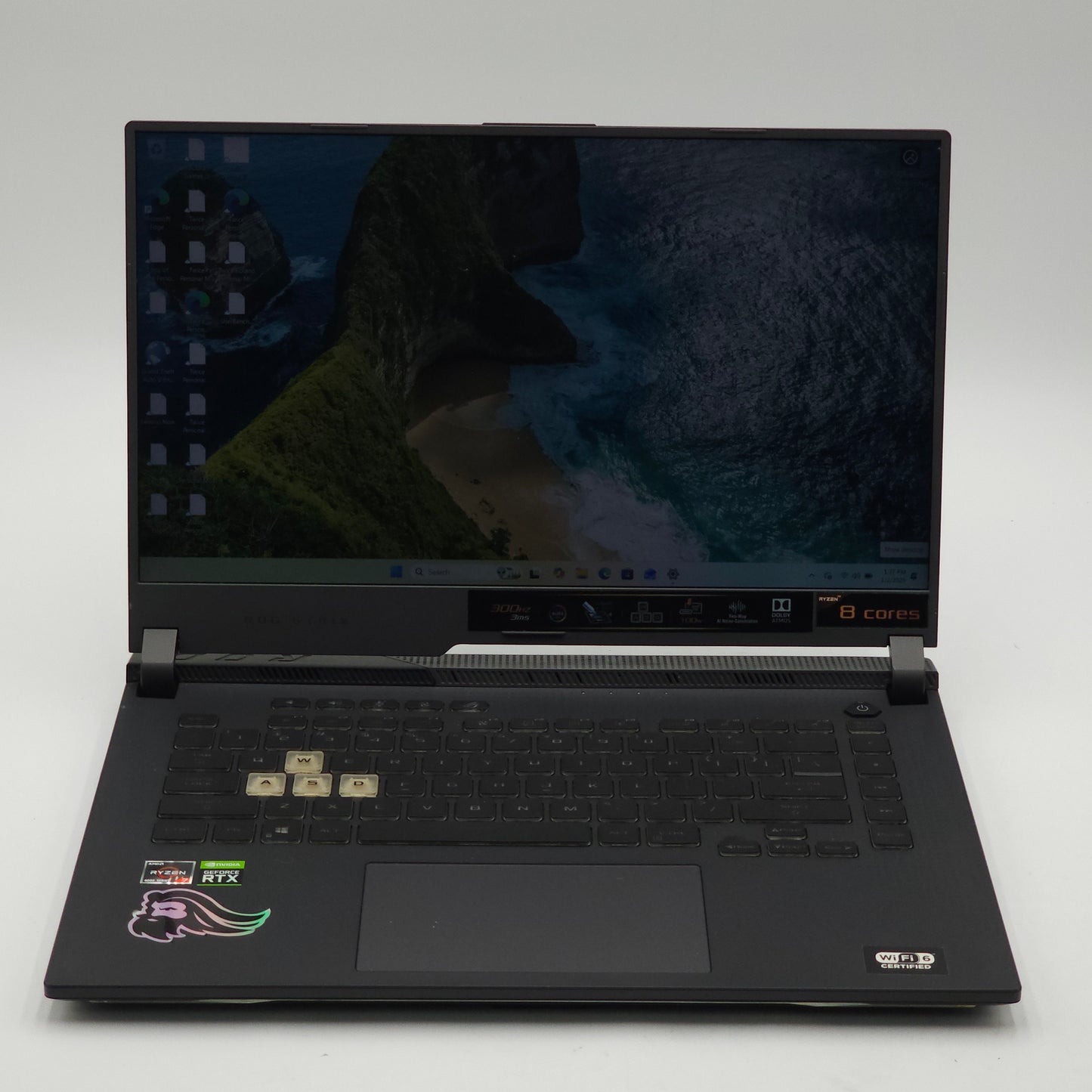 Asus ROG Strix G513 15.6" Ryzen 7 2.9GHz 16GB RAM 512GB SSD GeForce RTX 3050 Ti